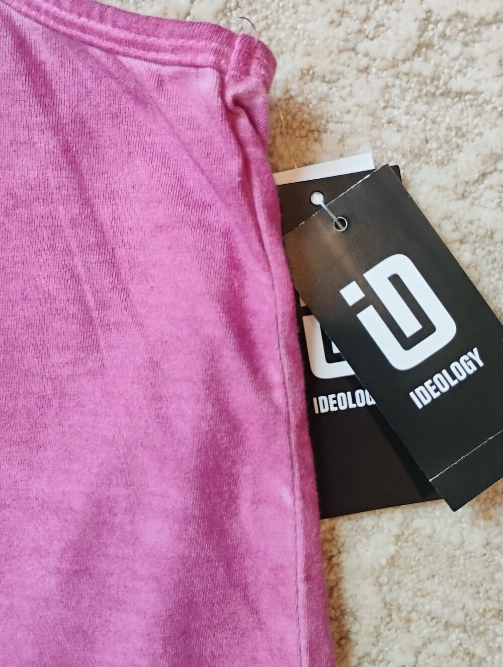 NWT XL Ideology Purple Tie-Dye Open Back Active Gym Workout Tank Top NEW - Picture 5 of 9